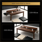 こたつ テーブル単品 4尺長方形 80×120 ワイドサイズ