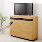 テレビボード 幅90 カウンター下収納 薄型ハイタイプ