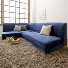 こたつ天板サイズに合わせて選べる洗えるフロアコーナーソファ W105天板対応サイズ 1 人掛け+2 人掛け+コーナー