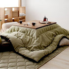 こたつ 掛布団&敷布団 2点セット 4尺長方形 80×120 天板対応 ジャガードミックス織 国産