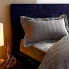 布団カバーセット ベッド用 クイーン4点セット 冬のホテルスタイル (ピローケースx 2 掛布団カバー, ボックスシーツ)