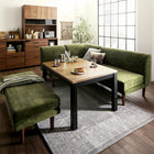 こたつ ソファ リビングダイニング 5点セット テーブル+2人掛けソファ1脚+1人掛けソファ1脚+コーナーソファ1脚+ベンチ1脚 W120 高さ調節