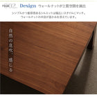 こたつ テーブル単品 長方形 80×120〜180 天然木ウォールナット材3段階伸長式