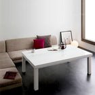 こたつ テーブル単品 鏡面仕上 4尺長方形 80×120 モノトーン