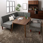 ダイニングこたつ テーブル単品 W105 高さ調節 収納付