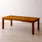 こたつ 大型ソファダイニング ダイニングこたつ テーブル W120-180 6段階高さ調節 伸縮式