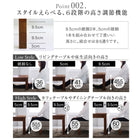 ダイニングこたつ テーブル単品 W120-180 高さ調節 3段階伸長式