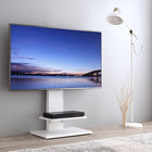壁掛け風テレビ台 スタンドTV ロータイプ ホワイト