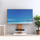壁掛け風テレビ台 スタンドTV ロータイプ ナチュラル