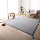 ボンディングラグ 185×240cm 洗える 幾何柄 インド綿