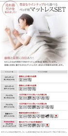 ベッド 収納 国産カバーポケットコイル ダブル 棚 コンセント