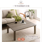 こたつ テーブル単品 長方形 75×105 フラットヒーター