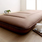 敷布団 単品 セミダブル 日本製 厚み15cm 極厚三層