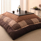 こたつ布団しじら織パッチワーク こたつ用掛布団単品 4尺長方形(80×120cm)天板対応