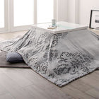 こたつ布団 上掛け単品 正方形(75×75cm)天板対応 ダマスク柄フランネル