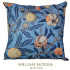 ウィリアムモリス クッションカバー 青いフルーツ ブルー 45X45cm