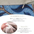 ウィリアムモリス クッションカバー 青いフルーツ ブルー 45X45cm