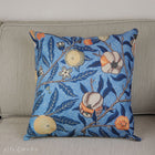 ウィリアムモリス クッションカバー 青いフルーツ ブルー 45X45cm