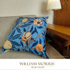 ウィリアムモリス クッションカバー 青いフルーツ ブルー 45X45cm