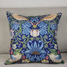 ウィリアムモリス クッションカバー いちご泥棒 Strawberry Thief 45X45cm