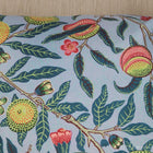 ウィリアムモリス クッションカバー フルーツ Fruit ライトブルー 45X45cm