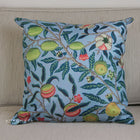 ウィリアムモリス クッションカバー フルーツ Fruit ライトブルー 45X45cm