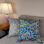 ウィリアムモリス クッションカバー フルーツ Fruit ライトブルー 45X45cm