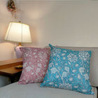 ウィリアムモリス クッションカバー ワイルドチューリップ Wild Tulip ブルー 45X45cm