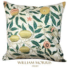ウィリアムモリス クッションカバー フルーツ Fruit ベージュ 45X45cm