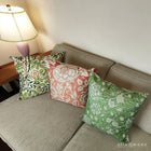 ウィリアムモリス クッションカバー ワイルドチューリップ Wild Tulip グリーン 45X45cm