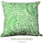 ウィリアムモリス クッションカバー ラークスパー Larkspur グリーン 45X45cm