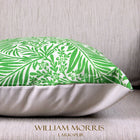 ウィリアムモリス クッションカバー ラークスパー Larkspur グリーン 45X45cm