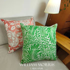ウィリアムモリス クッションカバー ラークスパー Larkspur グリーン 45X45cm