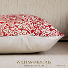 ウィリアムモリス クッションカバー バード&アネモネ Bird&Anemone red 45X45cm