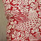 ウィリアムモリス クッションカバー バード&アネモネ Bird&Anemone red 45X45cm