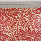 ウィリアムモリス クッションカバー ラークスパー Larkspur アップリコット・レッド 45X45cm