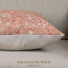 ウィリアムモリス クッションカバー ワイルドチューリップ Wild Tulip ピーチ 45X45cm