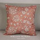 ウィリアムモリス クッションカバー ワイルドチューリップ Wild Tulip ピーチ 45X45cm