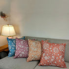 ウィリアムモリス クッションカバー ワイルドチューリップ Wild Tulip ピーチ 45X45cm