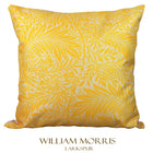 ウィリアムモリス クッションカバー ラークスパー Larkspur イエロー 45X45cm