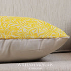 ウィリアムモリス クッションカバー ラークスパー Larkspur イエロー 45X45cm