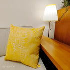 ウィリアムモリス クッションカバー ラークスパー Larkspur イエロー 45X45cm