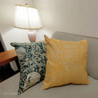 ウィリアムモリス クッションカバー ラークスパー Larkspur イエロー 45X45cm