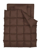 羽根布団8点セット ベッドタイプ&和タイプ シングル8点セット 3年保証 新20色 和タイプ/シングル/モカブラウン