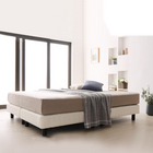 ホテルダブルクッション 脚付きマットレスボトムベッド スタンダードポケットコイル シングル