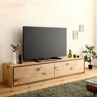 テレビボード 完成品 おしゃれ 天然木 ガラス突板 幅200