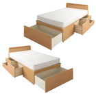 収納ファミリーベッド 薄型スタンダードポケットコイル A+A ワイドK240(SD×2)