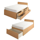 収納ファミリーベッド 薄型スタンダードポケットコイル B+C ワイドK240(SD×2)