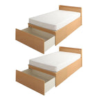 収納ファミリーベッド 薄型プレミアムポケットコイル C+C ワイドK240(SD×2)