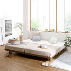 フルレイアウト ボードベッド フランスベッド マルチラススーパースプリング 木脚 クイーン(SS×2) フレーム幅160